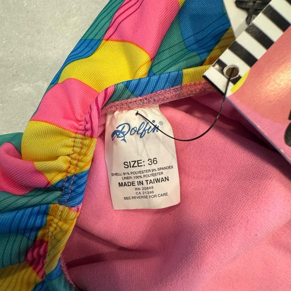 Dolfin Uglies One Piece Swimsuit in the Far Out Print - Picture 3 of 6